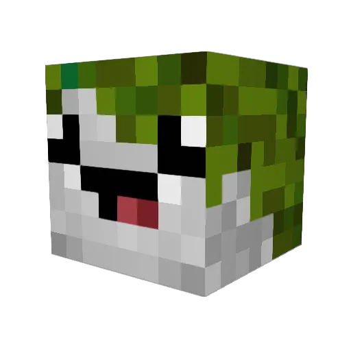 eZ_aLeJaNDriLLo Minecraft avatar head, 3D render