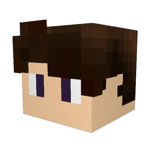 e_Mrglmz Minecraft avatar head, 3D render