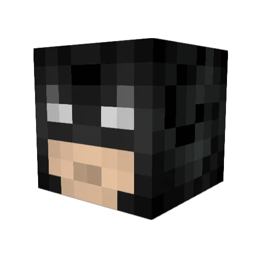 e_gBlockBuster2k Minecraft avatar head, 3D render