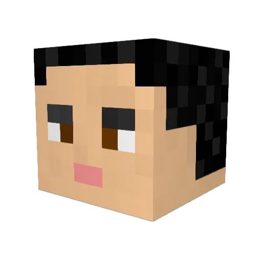 e_kirsch33 Minecraft avatar head, 3D render