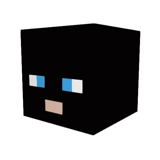 e_mann99 Minecraft avatar head, 3D render