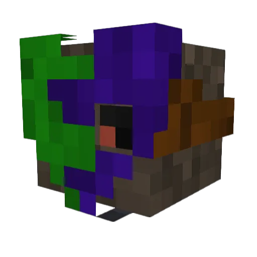 e_ntropi Minecraft avatar head, 3D render