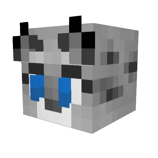 eadriewiel Minecraft avatar head, 3D render