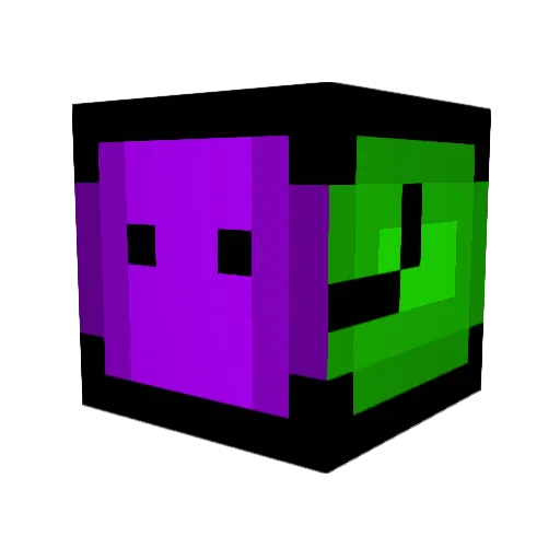 eageralien Minecraft avatar head, 3D render