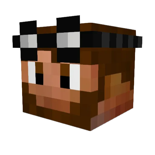 eagle725 Minecraft avatar head, 3D render
