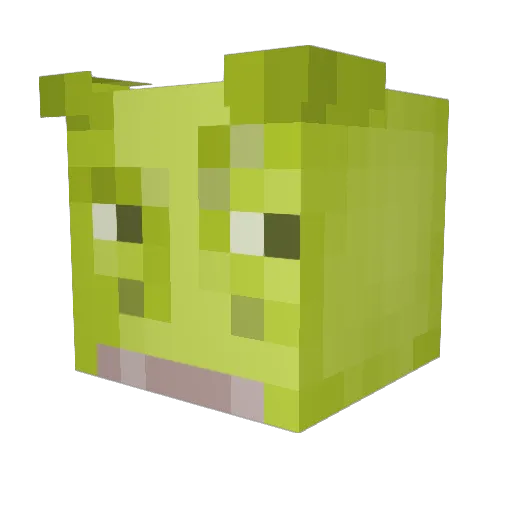 eaglechalk Minecraft avatar head, 3D render