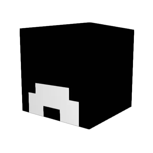 eagledeaf Minecraft avatar head, 3D render