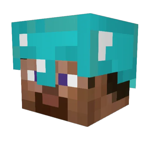 eagleeye1666 Minecraft avatar head, 3D render