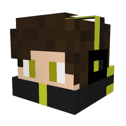 eagleguyz Minecraft avatar head, 3D render