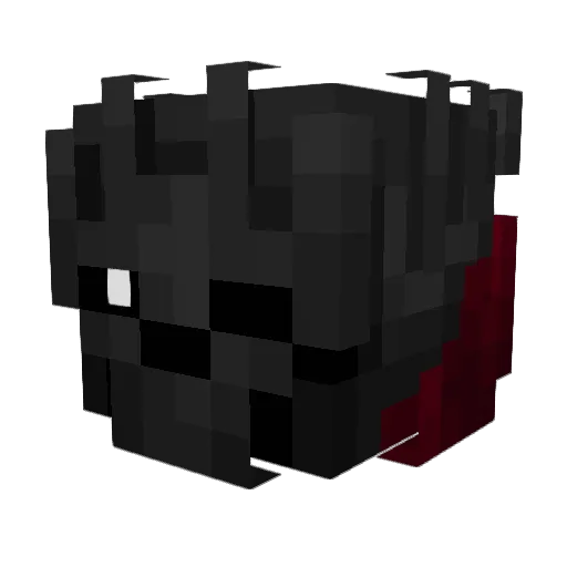 eaglejk7 Minecraft avatar head, 3D render