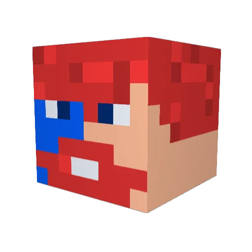 eaglescott1 Minecraft avatar head, 3D render