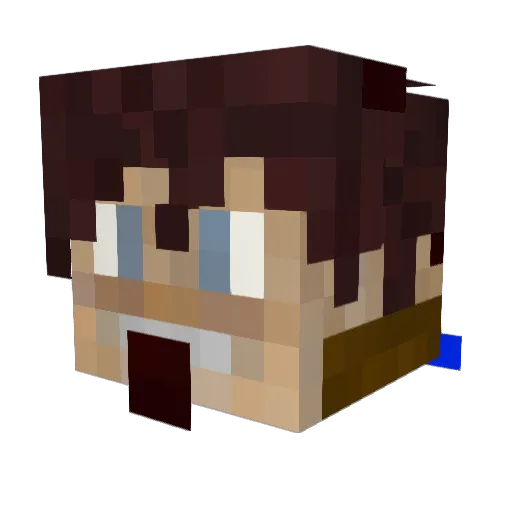 ealtar Minecraft avatar head, 3D render