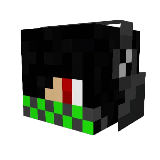 eanlove Minecraft avatar head, 3D render