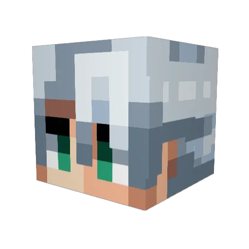 earfboy Minecraft avatar head, 3D render