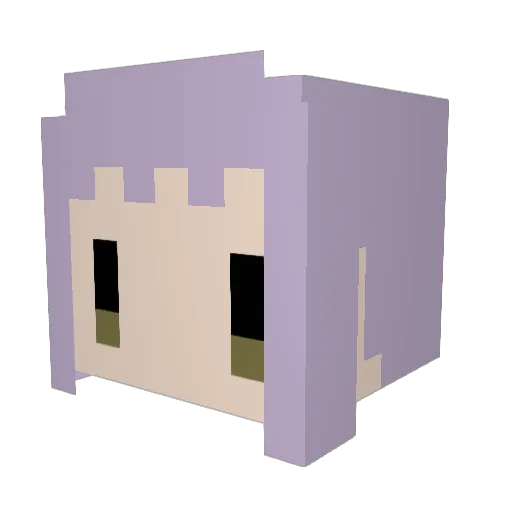 earlgray283 Minecraft avatar head, 3D render