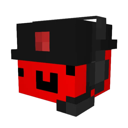 earlsaintjr Minecraft avatar head, 3D render