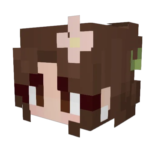 earth2juno Minecraft avatar head, 3D render