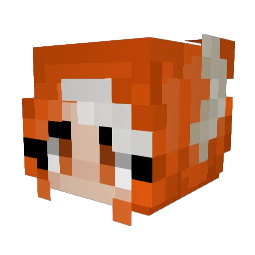 earth_to_mickey Minecraft avatar head, 3D render