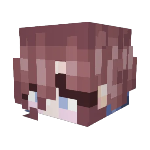 eartyhh Minecraft avatar head, 3D render