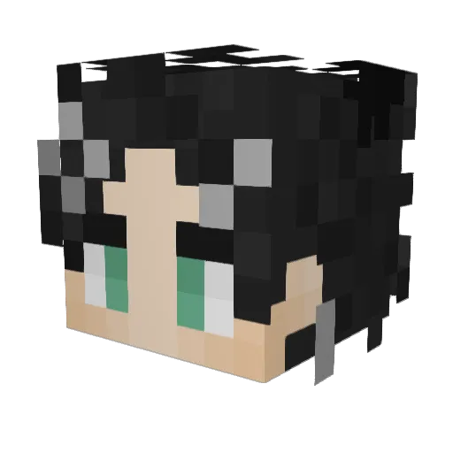 eason0608 Minecraft avatar head, 3D render