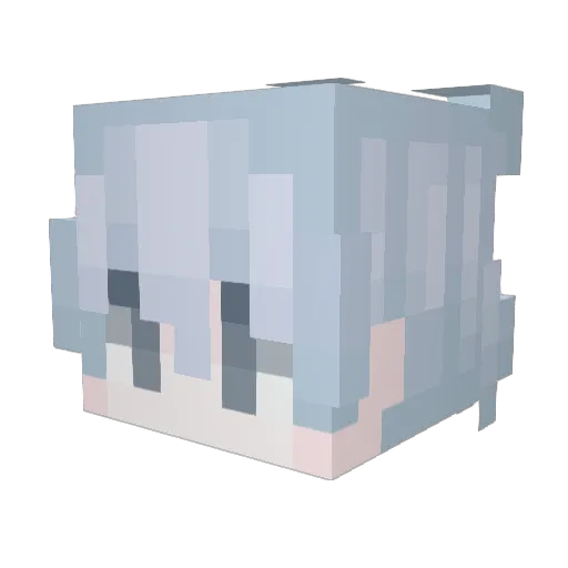 easy0306 Minecraft avatar head, 3D render