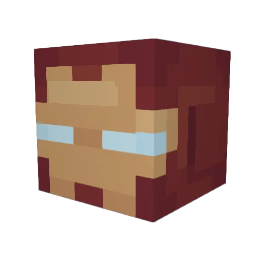 easy303t Minecraft avatar head, 3D render