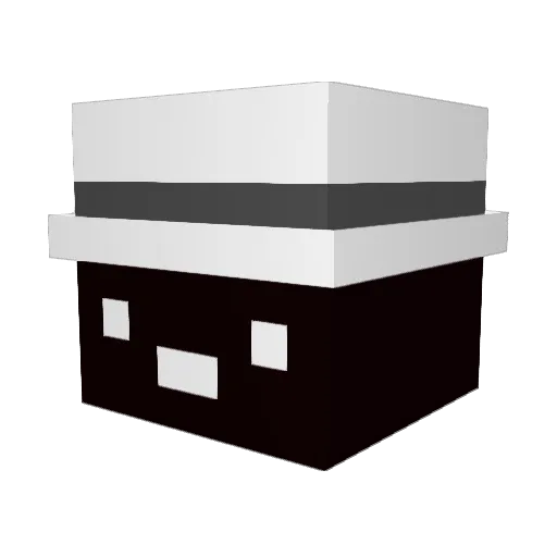 easy_mOOve Minecraft avatar head, 3D render