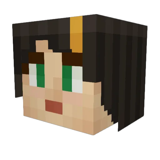 easyandblue Minecraft avatar head, 3D render
