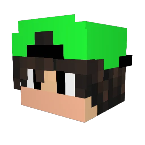 easysniper Minecraft avatar head, 3D render
