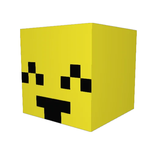 eatforever Minecraft avatar head, 3D render