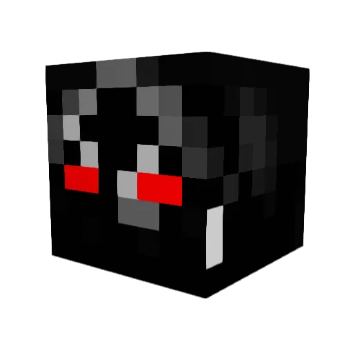 eatl3ed Minecraft avatar head, 3D render