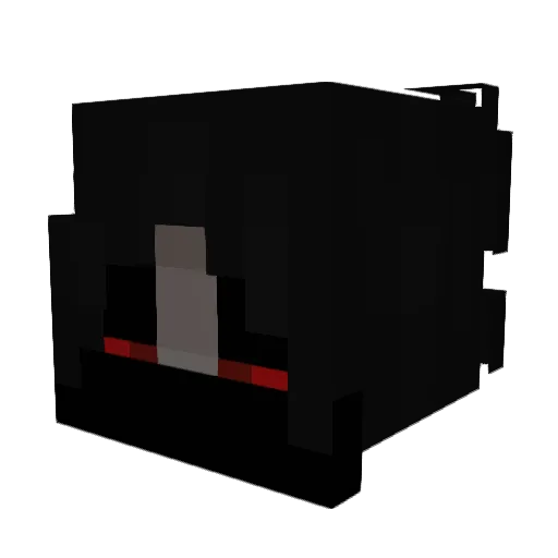eatmorerye Minecraft avatar head, 3D render