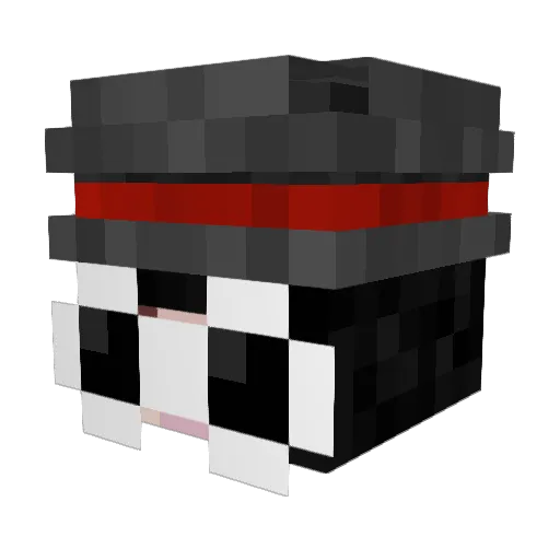 eatpastels Minecraft avatar head, 3D render