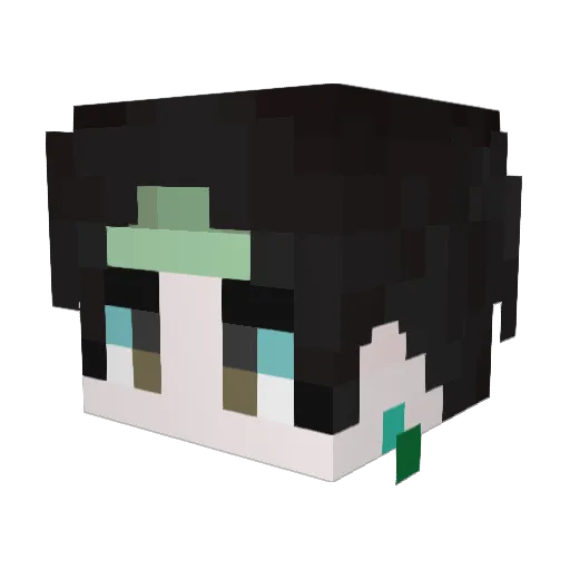 eatsweet Minecraft avatar head, 3D render