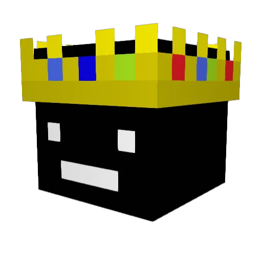 eaux72 Minecraft avatar head, 3D render