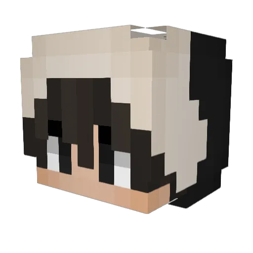 eayzzn Minecraft avatar head, 3D render