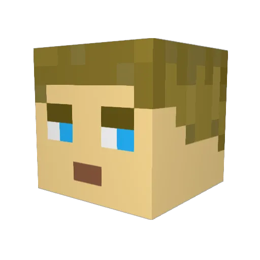Minecraft-Avatar von eazZzy: Kopf als 3D-Render