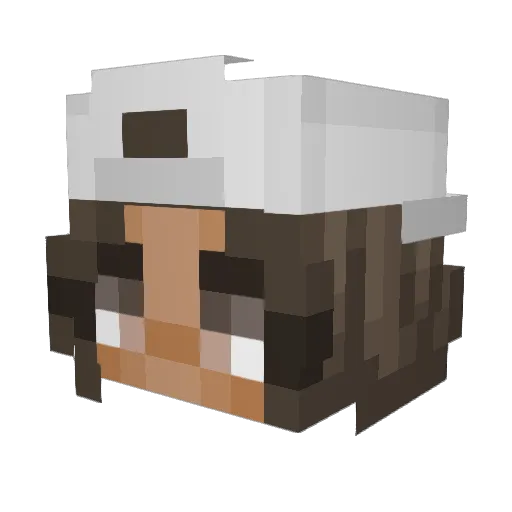 eazizbanger Minecraft avatar head, 3D render
