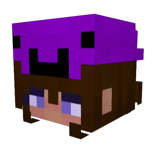 eb2147 Minecraft avatar head, 3D render
