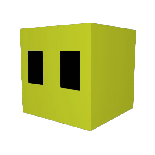 ebcool Minecraft avatar head, 3D render