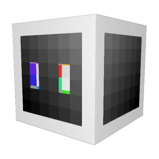 ebdr Minecraft avatar head, 3D render