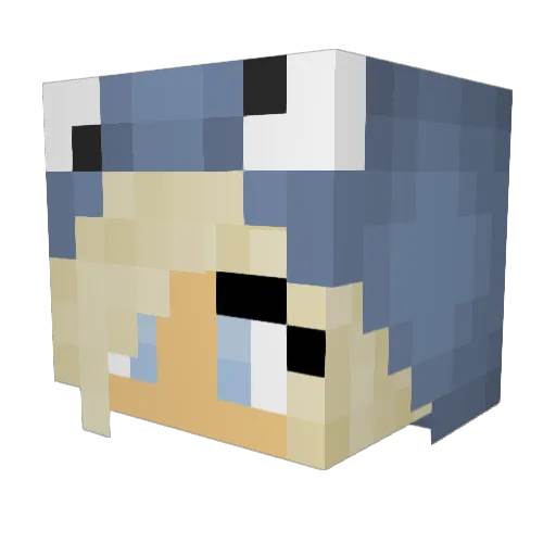 eberger52 Minecraft avatar head, 3D render