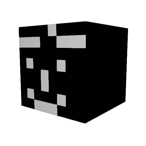 ebi0827 Minecraft avatar head, 3D render