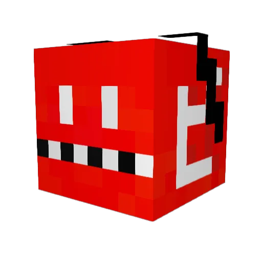 ebico_001 Minecraft avatar head, 3D render