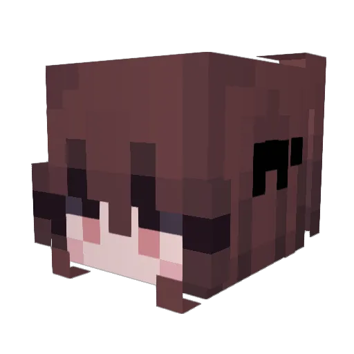 ebinem Minecraft avatar head, 3D render