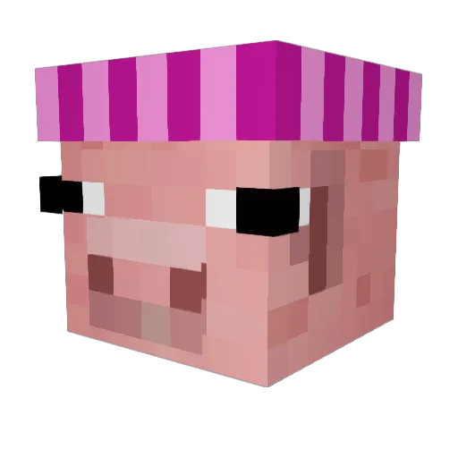 ebob10000 Minecraft avatar head, 3D render