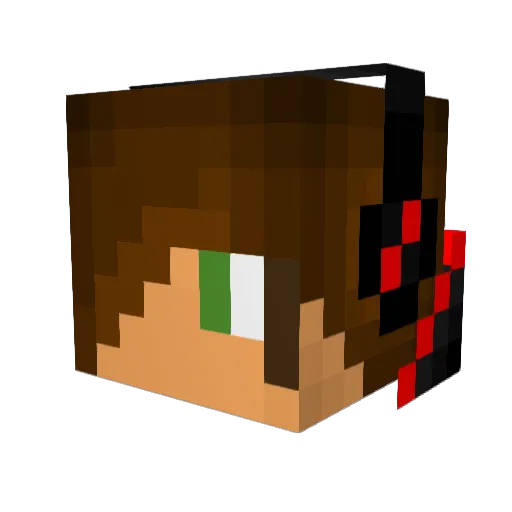 ebob917 Minecraft avatar head, 3D render