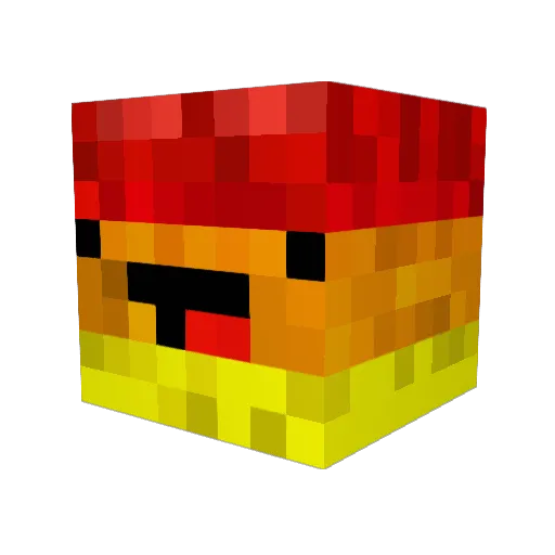 ebot713 Minecraft avatar head, 3D render