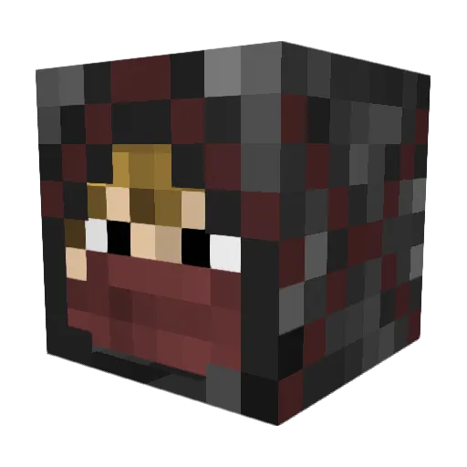 eboy8832 Minecraft avatar head, 3D render