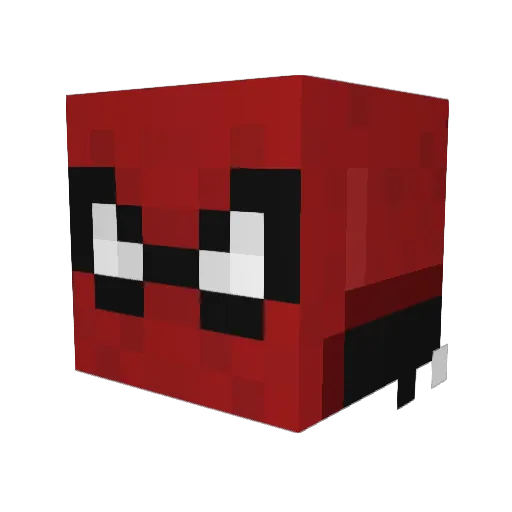 eboybear Minecraft avatar head, 3D render